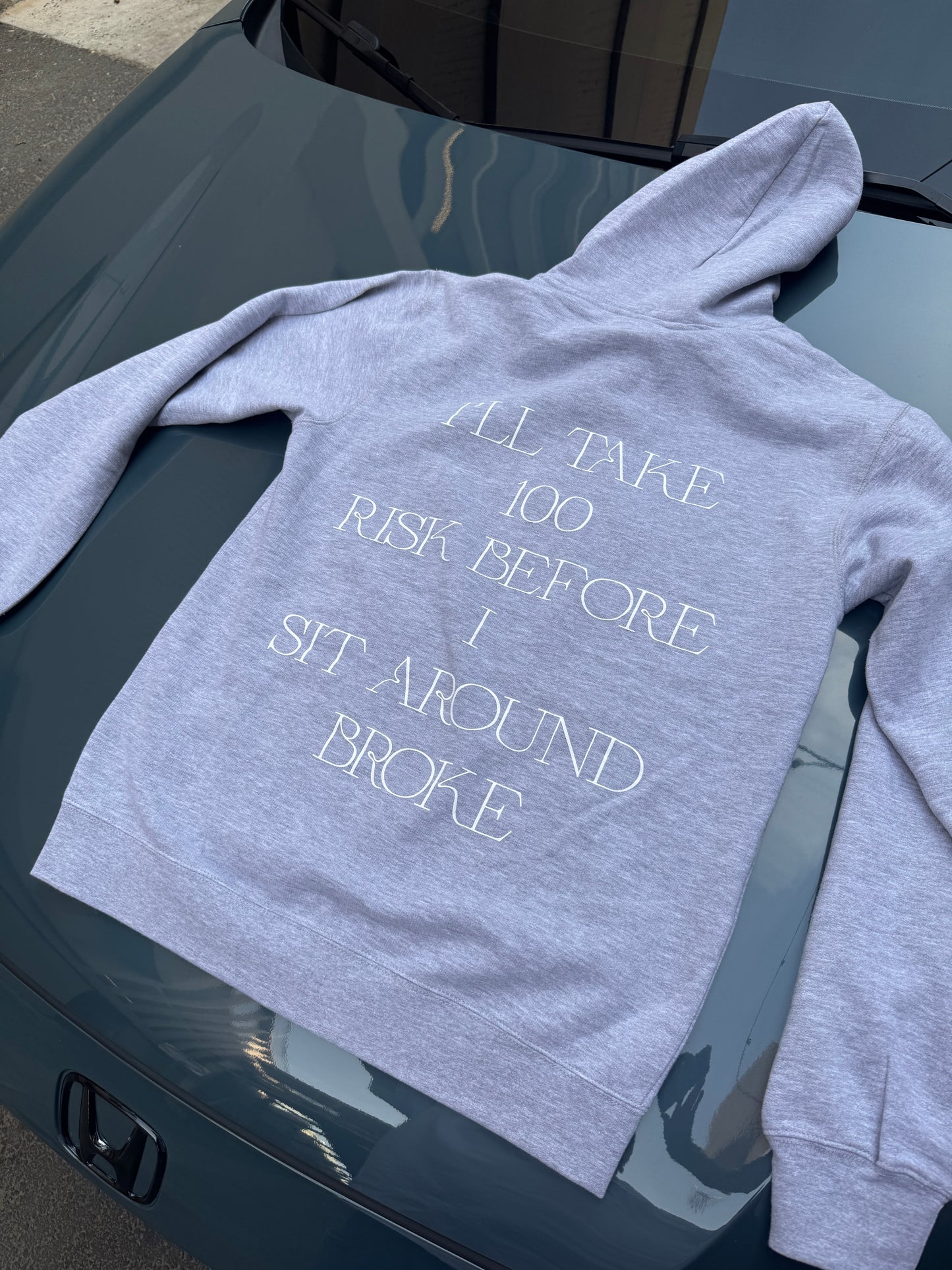 Zip up hoodies grey