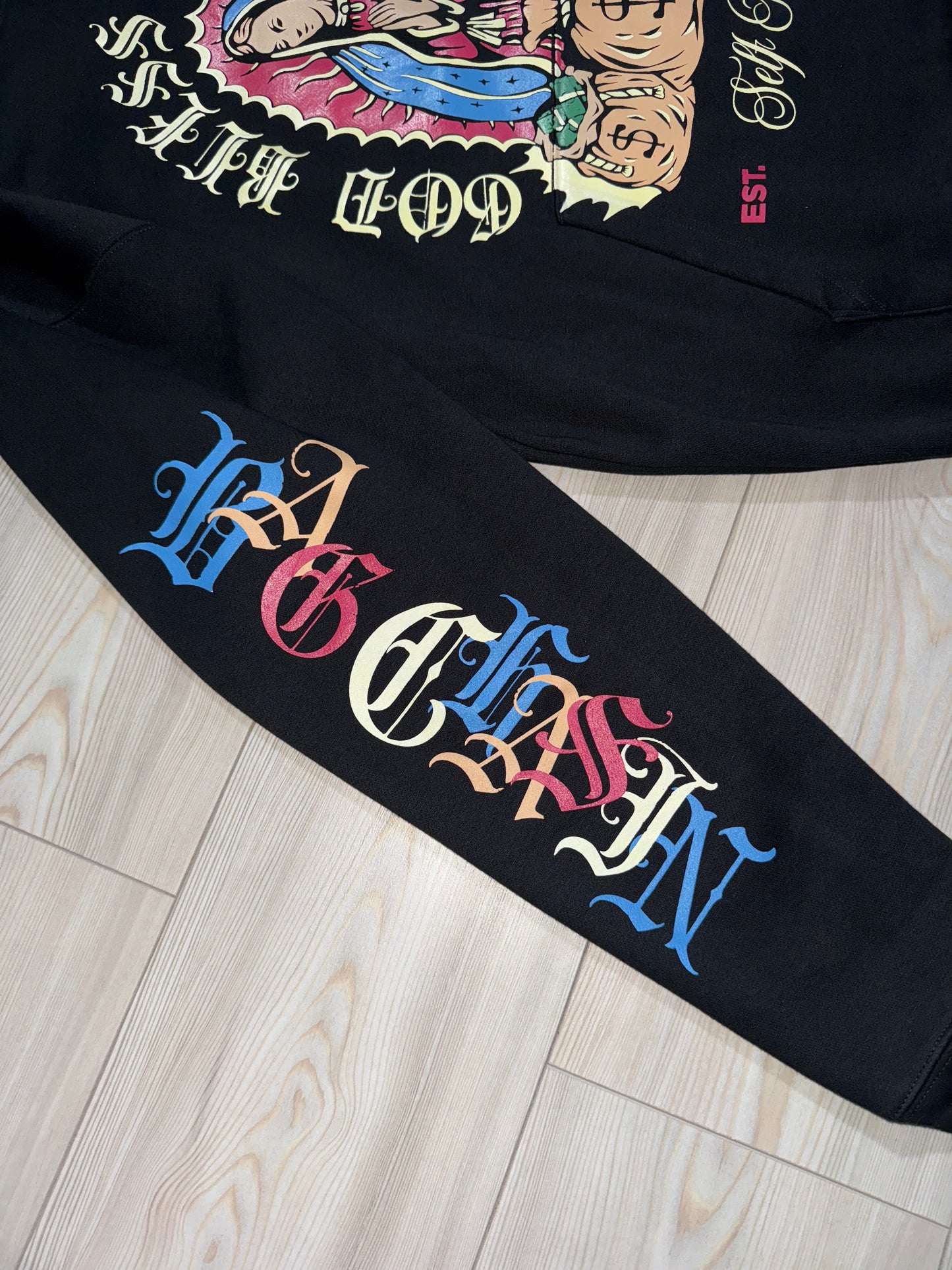 Bag Chasin Virgin Mary Hoodie !